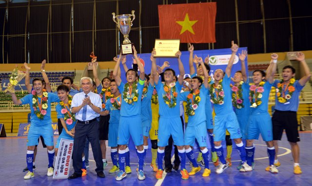 Sanatech Khánh Hòa vô địch giải Futsal quốc gia 2015